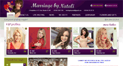 Desktop Screenshot of marriagebynatali.com